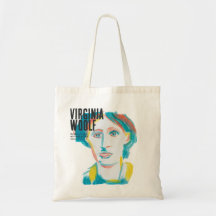 Virginia Woolf Portrait benutzerdefinierter Text |