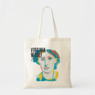 Virginia Woolf Portrait benutzerdefinierter Text | Tragetasche