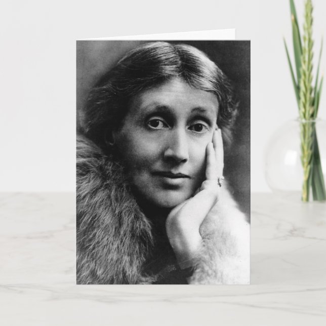 Virginia Woolf Portrait Karte (Vorderseite)