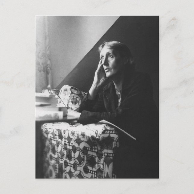 Virginia Woolf Postkarte (Vorderseite)