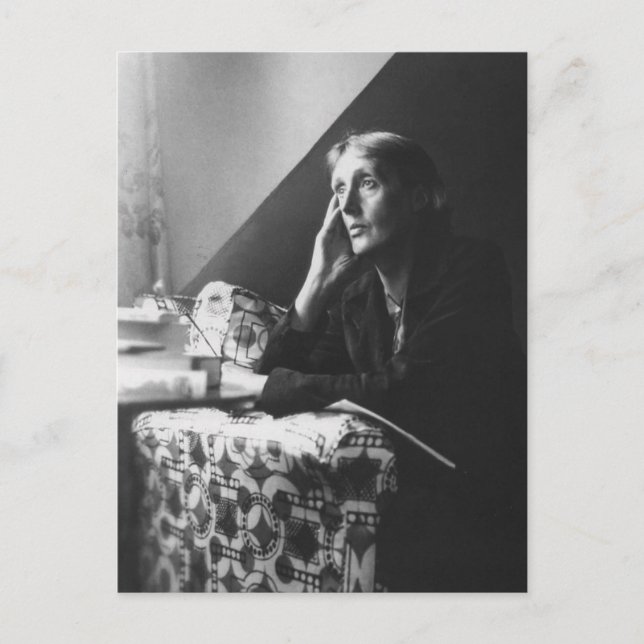 Virginia Woolf Postkarte (Vorderseite)