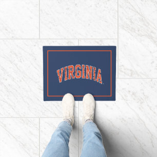 Virginia Wordmark Abgenutzt Fußmatte