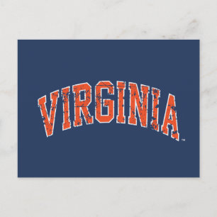 Virginia Wordmark erschüttert Einladungspostkarte