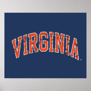 Virginia Wordmark erschüttert Poster