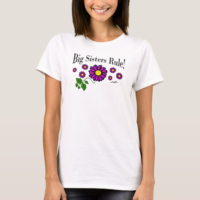 Virginia Wright Big Sisters Rule T-Shirt (Vorderseite)