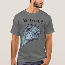 Virginia Wright Emu Face Expressive Graphic TShirt
