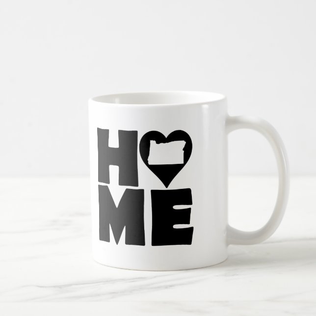 Virginia Zuhause Heart Staat Tasse oder Travel Mug (Rechts)