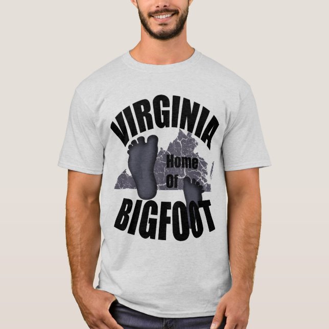 Virginia Zuhause von Bigfoot T - Shirt (Vorderseite)
