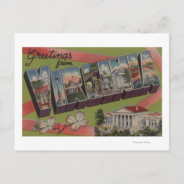 VirginiaGroße BriefszenenVirginia 2 Postkarte (Vorderseite)