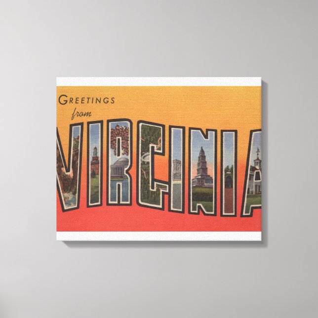 VirginiaGroße BriefszenenVirginia 3 Leinwanddruck (Vorderseite)