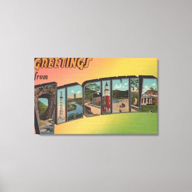 VirginiaGroße BriefszenenVirginia 4 Leinwanddruck (Vorderseite)