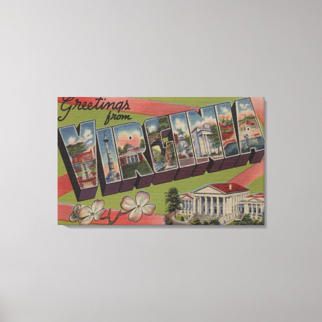 VirginiaGroße BriefszenenVirginia 5 Leinwanddruck (Vorderseite)