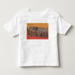 VirginiaLarge Buchstabe ScenesVirginia 3 Kleinkind T-shirt