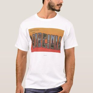 VirginiaLarge Buchstabe ScenesVirginia 3 T-Shirt