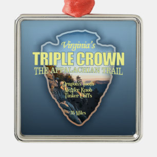 Virginia's Triple Crown (Pfeilspitzen) Ornament Aus Metall