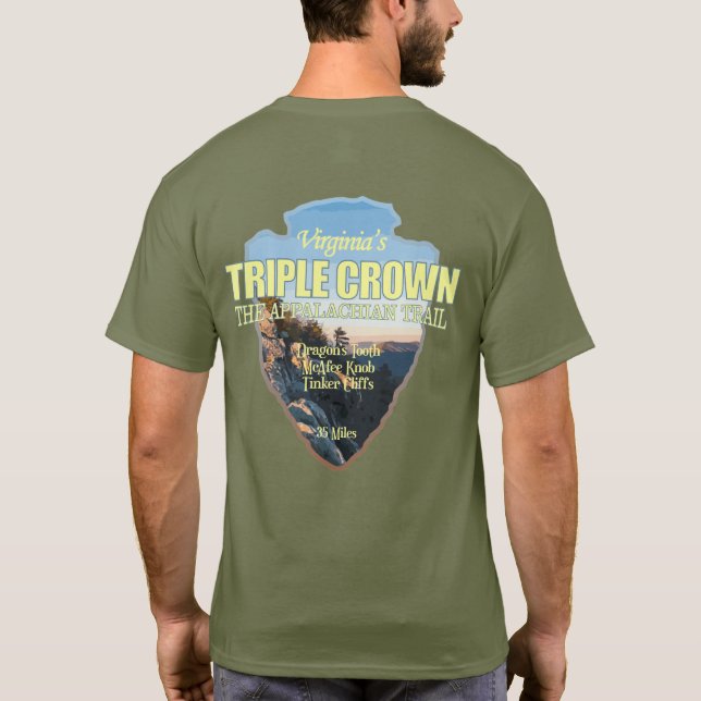 Virginia's Triple Crown (Pfeilspitzen) T-Shirt (Rückseite)
