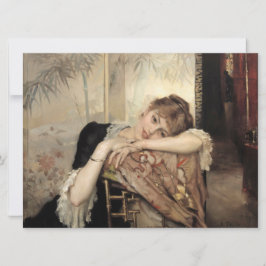 Virginie (Die Pariser Frau) (von Albert Edelfelt) Karte