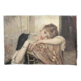 Virginie (Die Pariser Frau) (von Albert Edelfelt) Kissenbezug