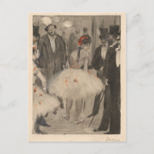 Virginie und Marquis Cavalcanti Postkarte