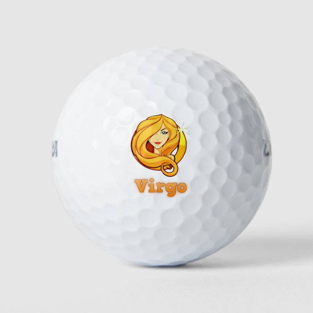 Virgo-Abbildung Golfball (Vorderseite)