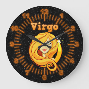 Virgo-Abbildung Große Wanduhr