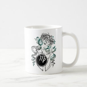 Virgo Art Deco Lady Kaffeetasse