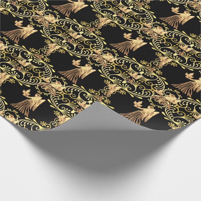 Virgo Astrologie Wrapping Paper Geschenkpapier (Ecke)