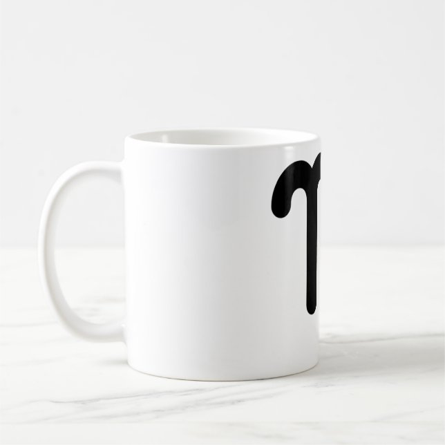 Virgo Astrologisches Symbol Zeichen 3 Kaffeetasse (Links)