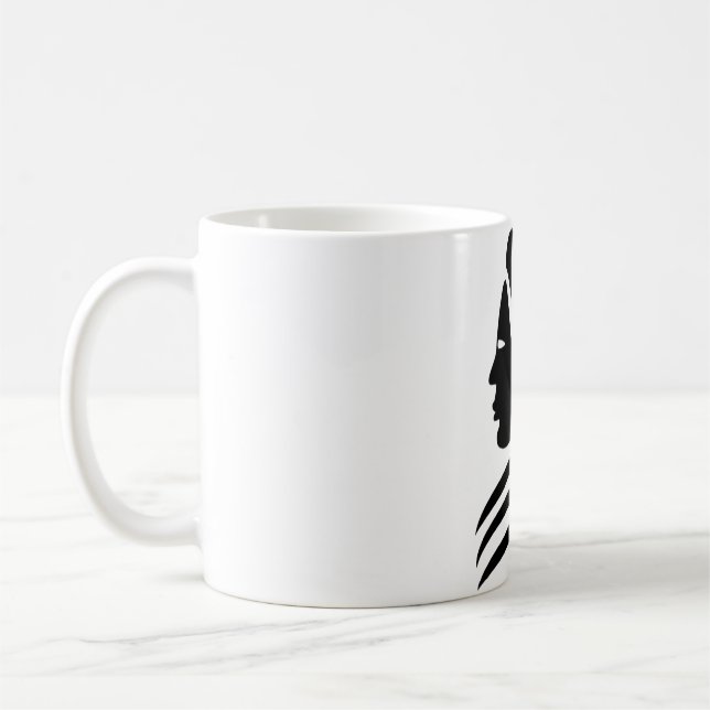 Virgo Astrologisches Symbol Zeichen 6 Kaffeetasse (Links)