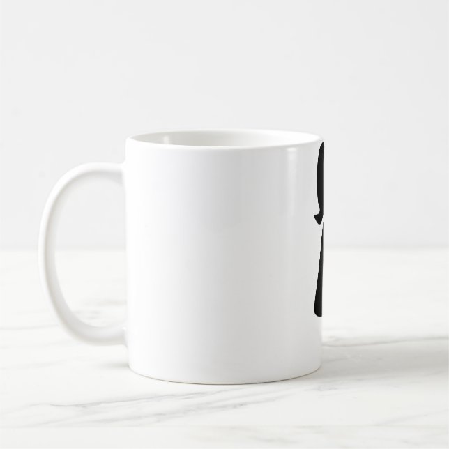 Virgo Astrologisches Symbol Zeichen 7 Kaffeetasse (Links)