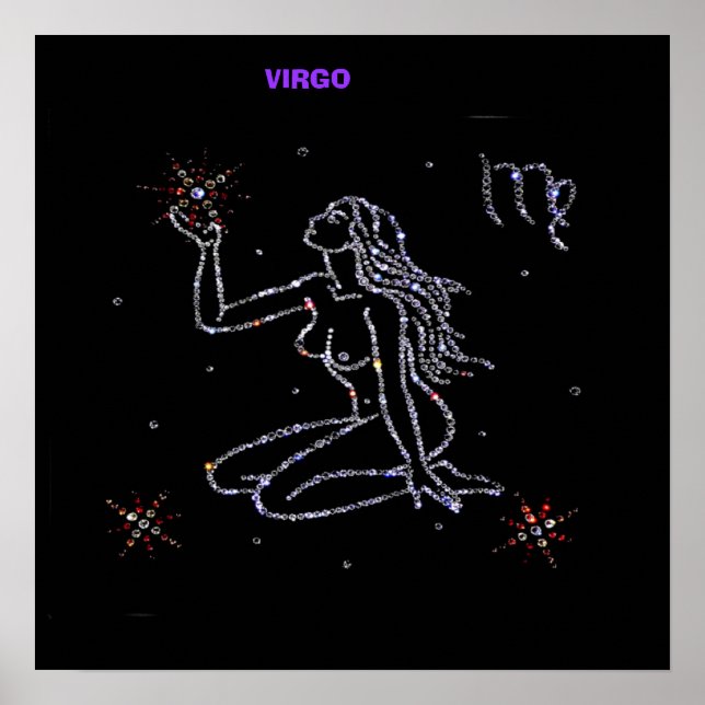 Virgo Astrology Poster (Vorne)