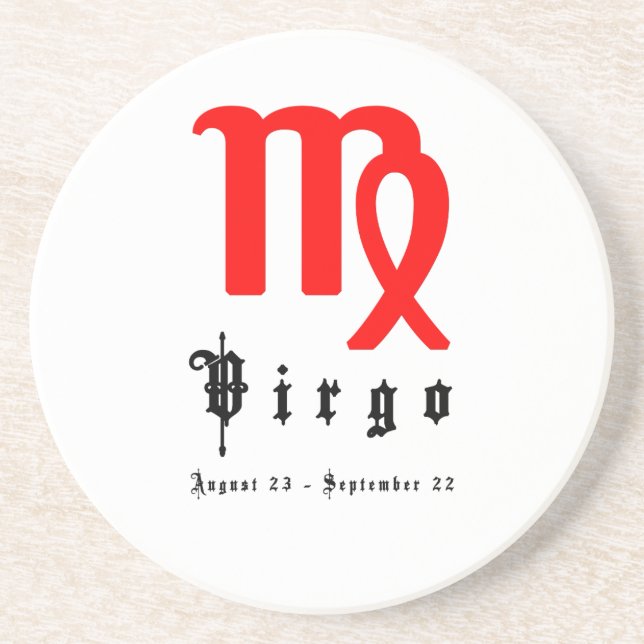 Virgo, August 23 - 22. September Getränkeuntersetzer (Vorne)