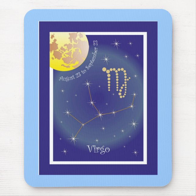 Virgo August 23 bis 23. September Mauspad (Vorne)