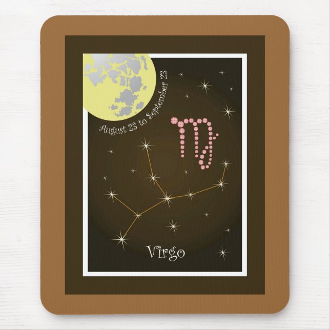 Virgo August 23 bis 23. September Mauspad (Vorne)
