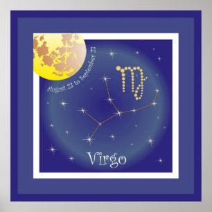 Virgo August 23 to September 23 Poster