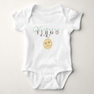Virgo Baby Jumper Sun Sign Happy Gesicht Zodiac Si Baby Strampler