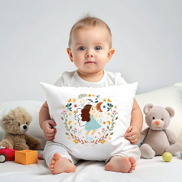 Virgo Baby Zodiac Anpassbares Kinderzimmer Kissen