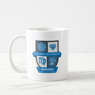 Virgo Birthday Crest™ for September 1-22 Mug Kaffeetasse