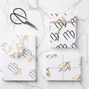 Virgo Birthday Geschenkpapier Set