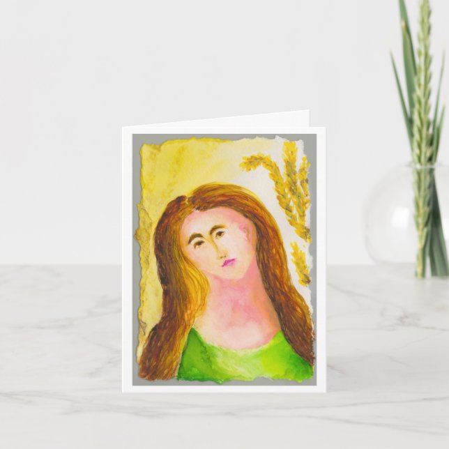 Virgo Birthday Karte (Vorderseite)