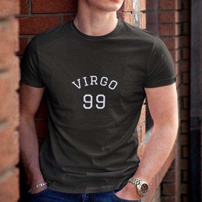Virgo | Black Birthday T - Shirt (Von Creator hochgeladen)