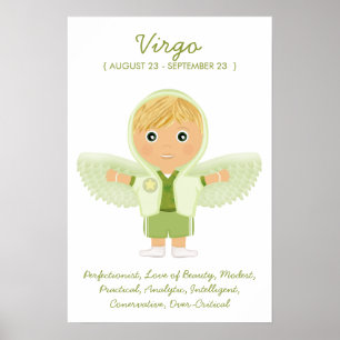 Virgo - Boy Horoscope Poster