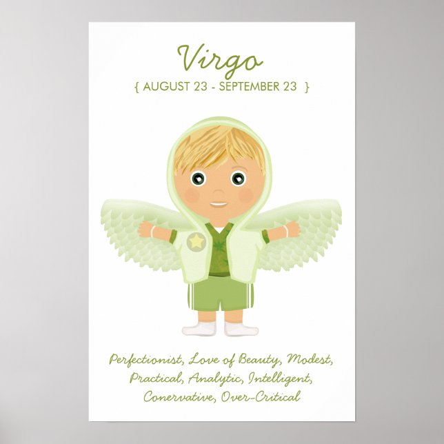 Virgo - Boy Horoscope Poster (Vorne)