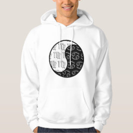Virgo Cancyin yang zodiac paar unisex Hoodie