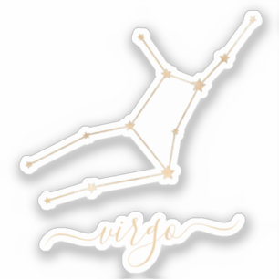Virgo Constellation Aufkleber