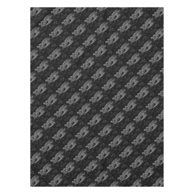 Virgo Constellation Hevelius 1690 auf Schwarz Tischdecke (Vorderseite)