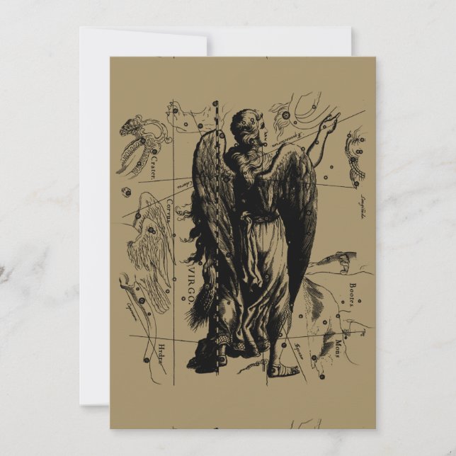 Virgo Constellation Hevelius 1690 Aug 23 Sept 22 (Vorderseite)