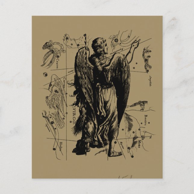 Virgo Constellation Hevelius 1690 Aug 23 Sept 22 Flyer (Vorne)