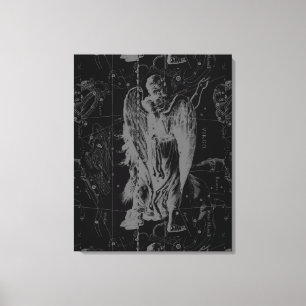 Virgo Constellation Hevelius 1690 Vintag Leinwanddruck