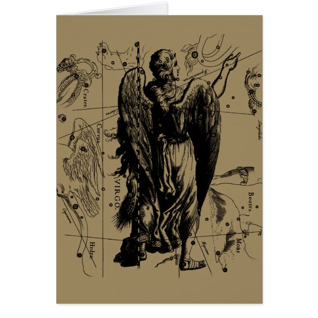 Virgo Constellation Hevelius Etching Style (Vorne)